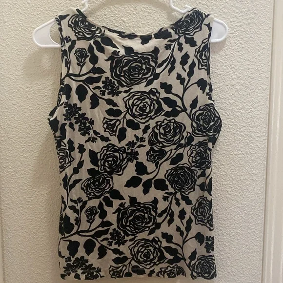 WinterSilks Floral Women's Top L - Picture 4 of 4